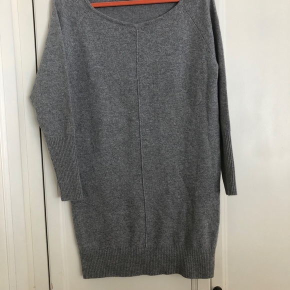 NEW Athleta Gray Cashmere Ari Mudra Sweater Dress - Picture 4 of 7